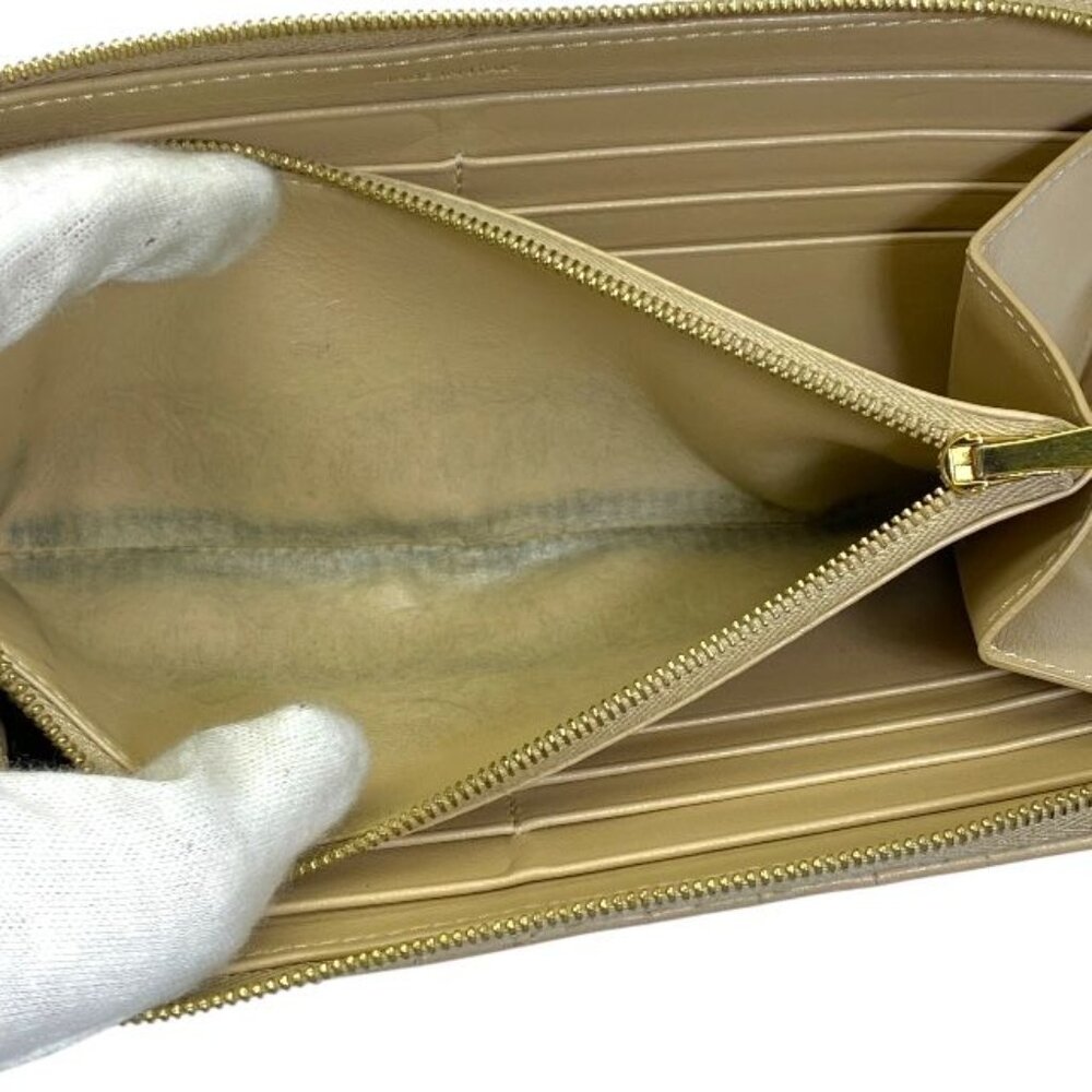 Celine Wallet Long Wallet Round Zipper Quilted - Picture 6 of 9